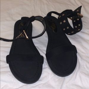 Black sandals